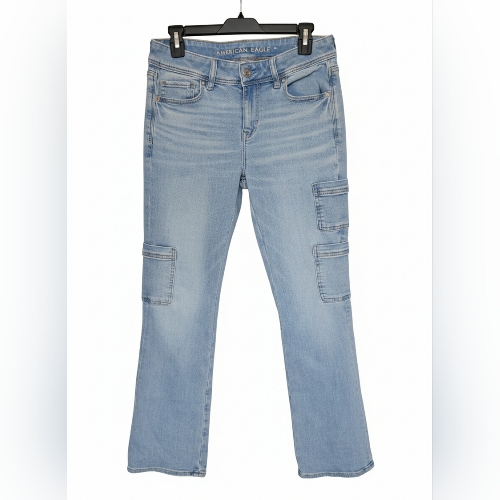 American Eagle Kick Boot Cargo Jean - Picture 4 of 6